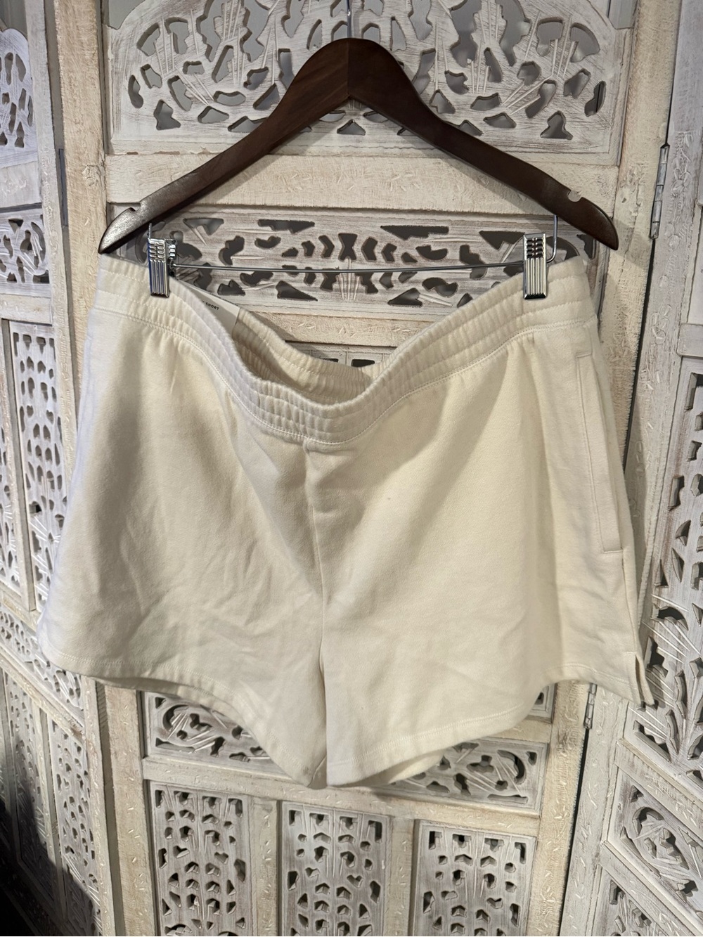 Aeropostale Cream Athletic Shorts